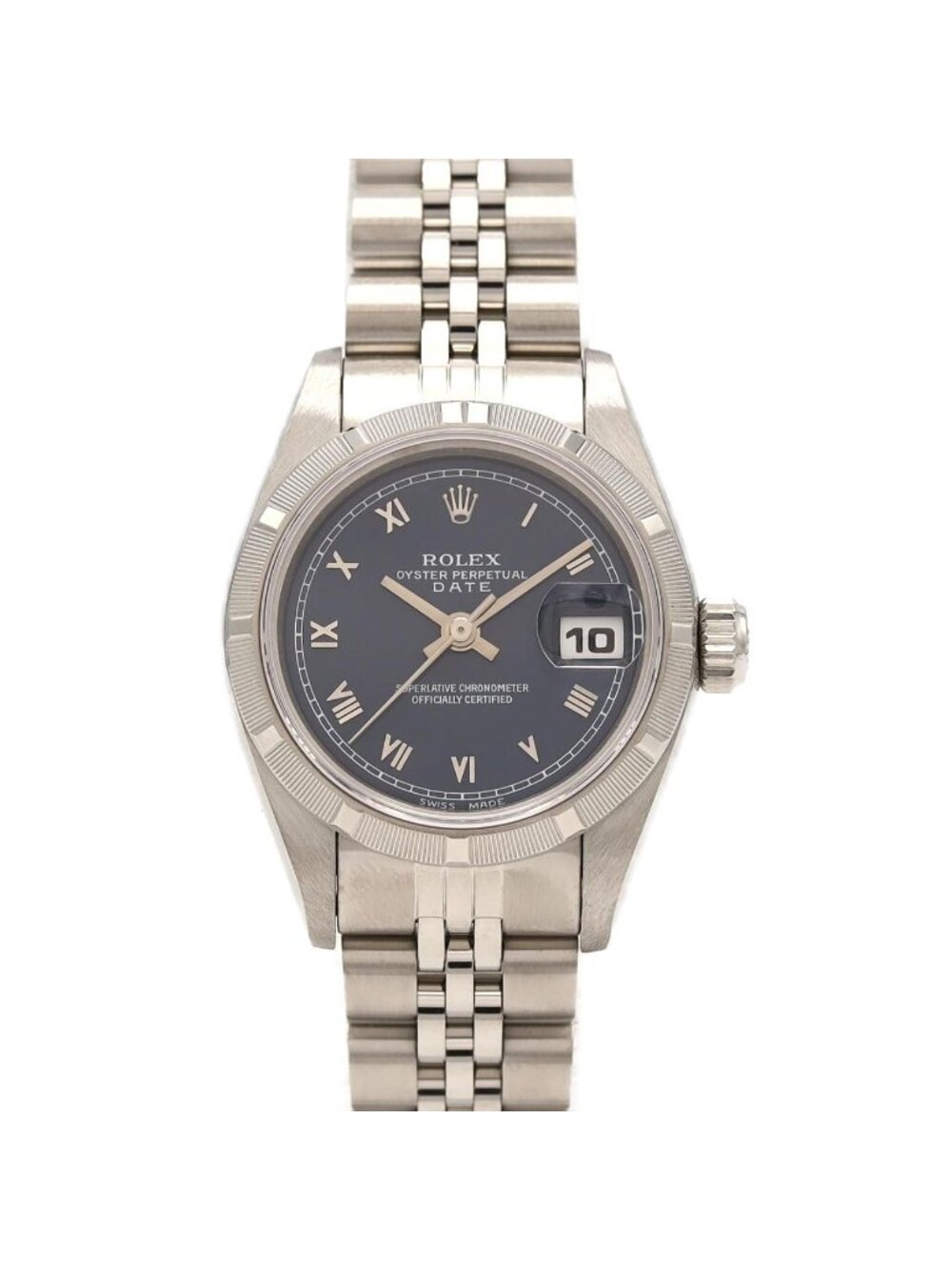 Rolex Oyster Perpetual Date SS Automatic Winding T Number Watch